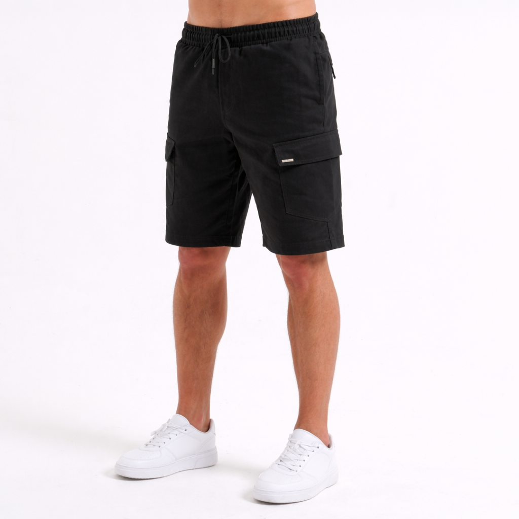 Verdi Cargo Shorts - Black
