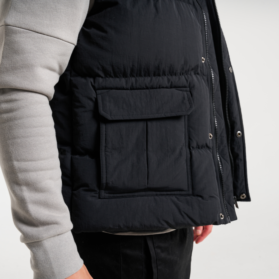 Aaronson Gilet - Black - Image 6