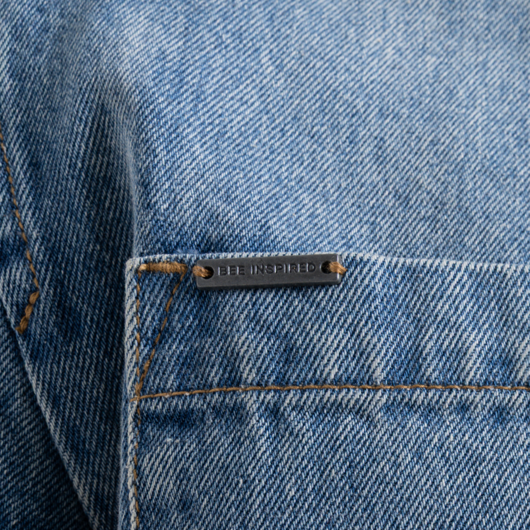 Devine Overshirt - Mid Blue - Image 5