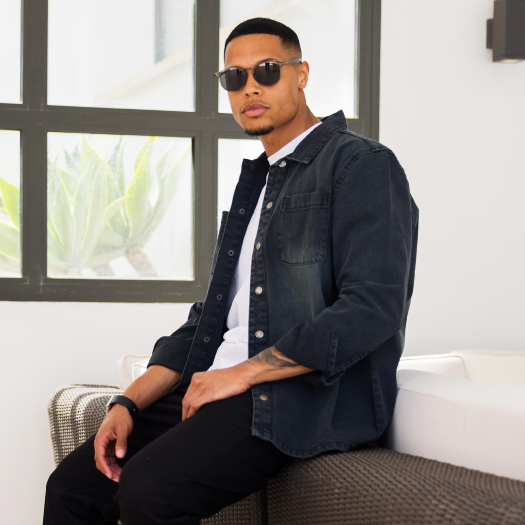 Devine Overshirt - Black - Image 6