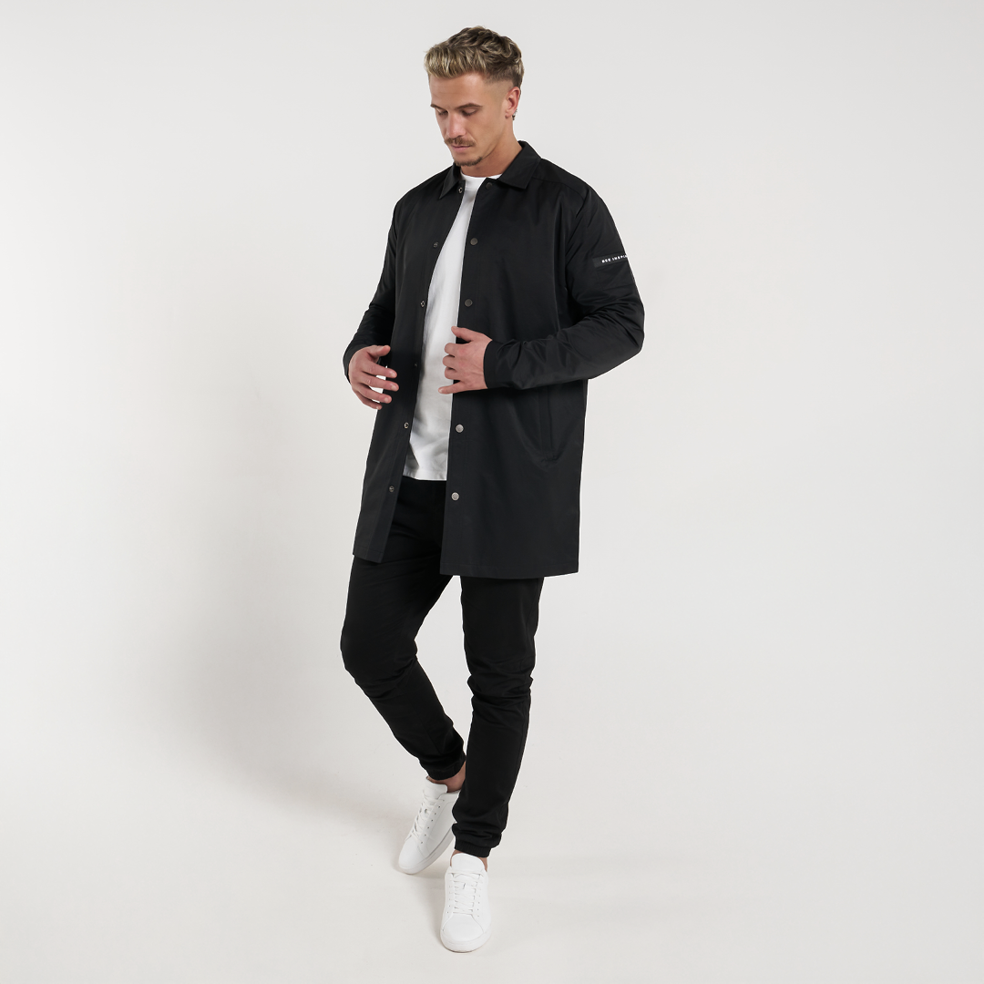 Hanley Trench Coat - Black - Image 3