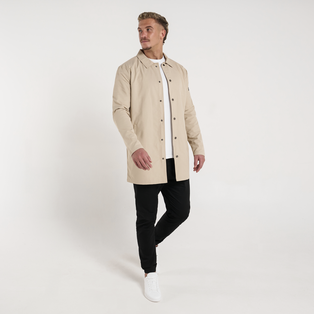 Hanley Trench Coat - Sand - Image 3