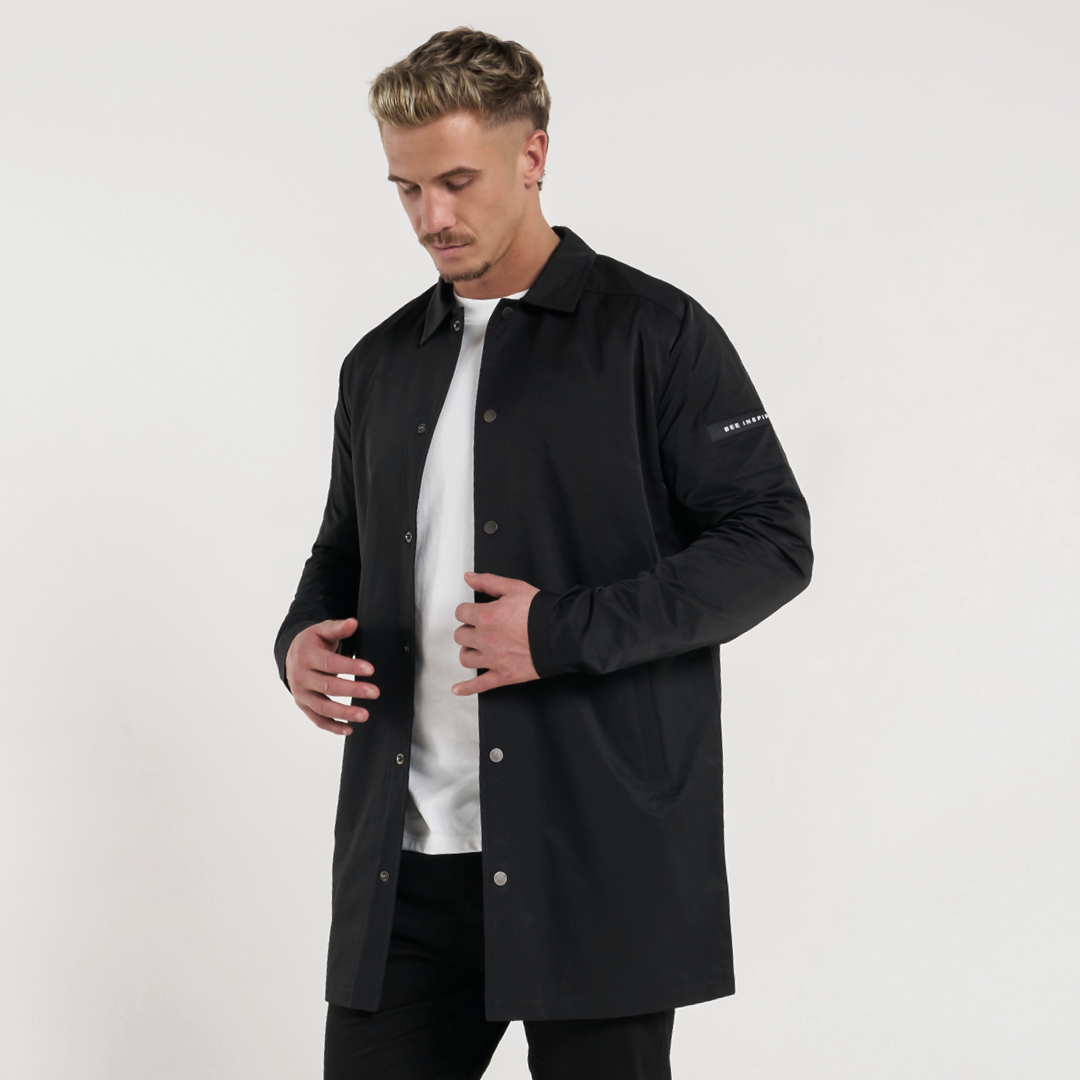 Hanley Trench Coat - Black