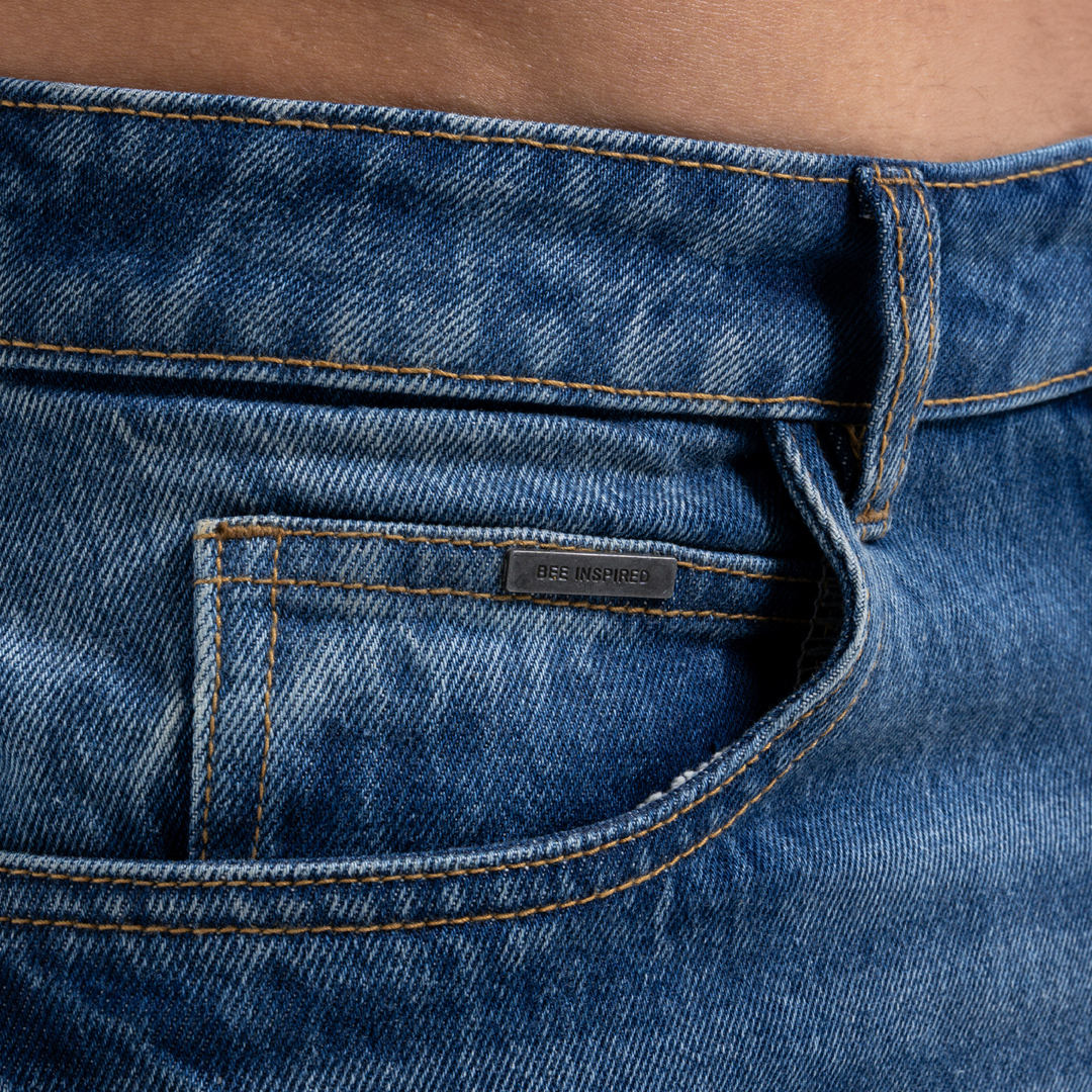 Parkes Relaxed Jean - Mid Blue - Image 5