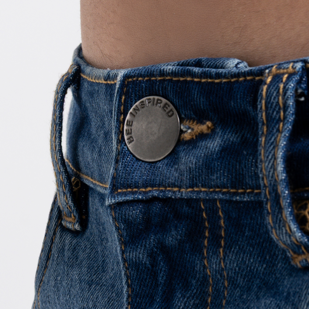 Parkes Relaxed Jean - Mid Blue - Image 8