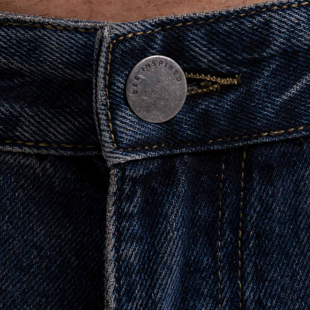Pirlo Relaxed Workwear Jeans - Indigo Wash - Image 4