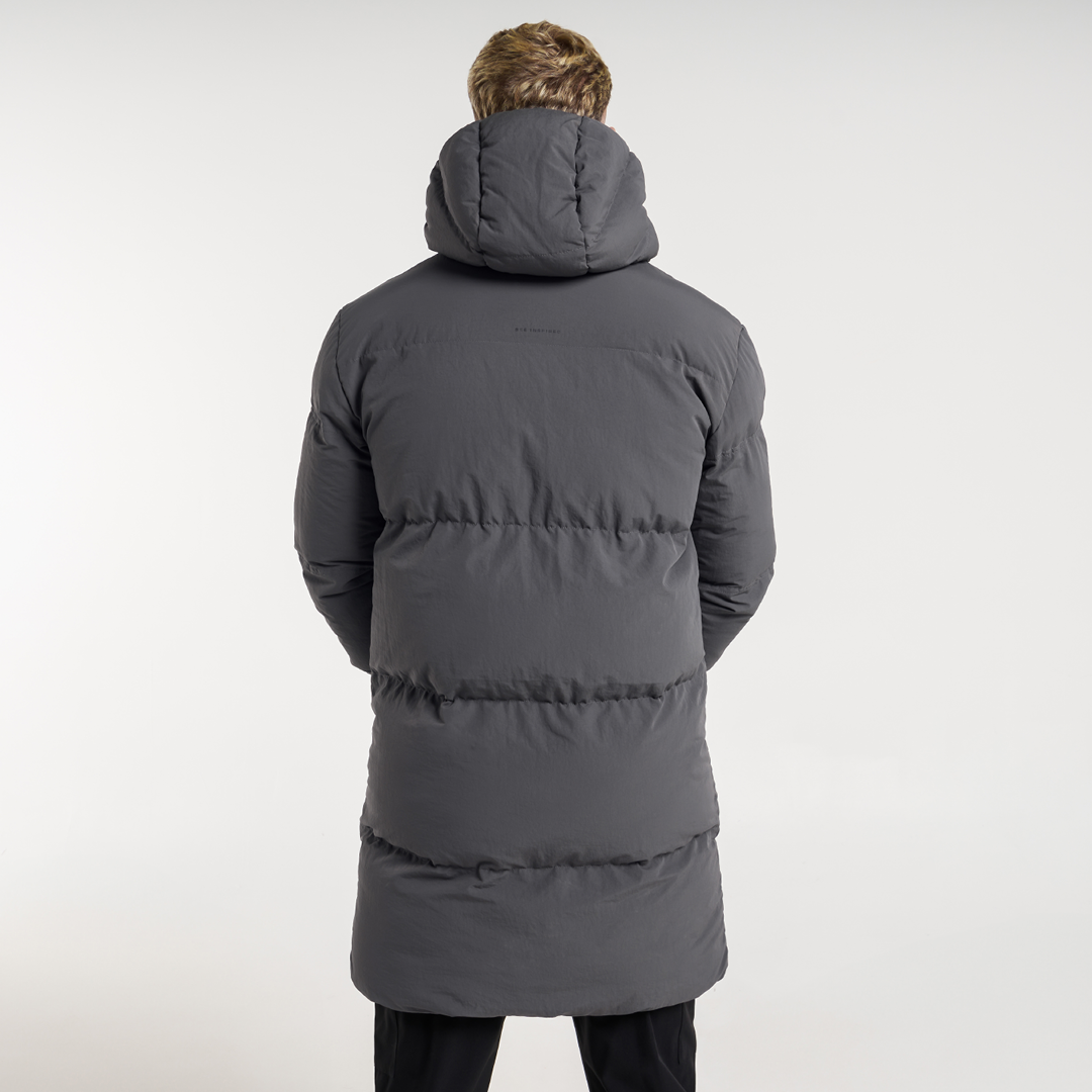 Villar Longline Jacket - Charcoal - Image 8