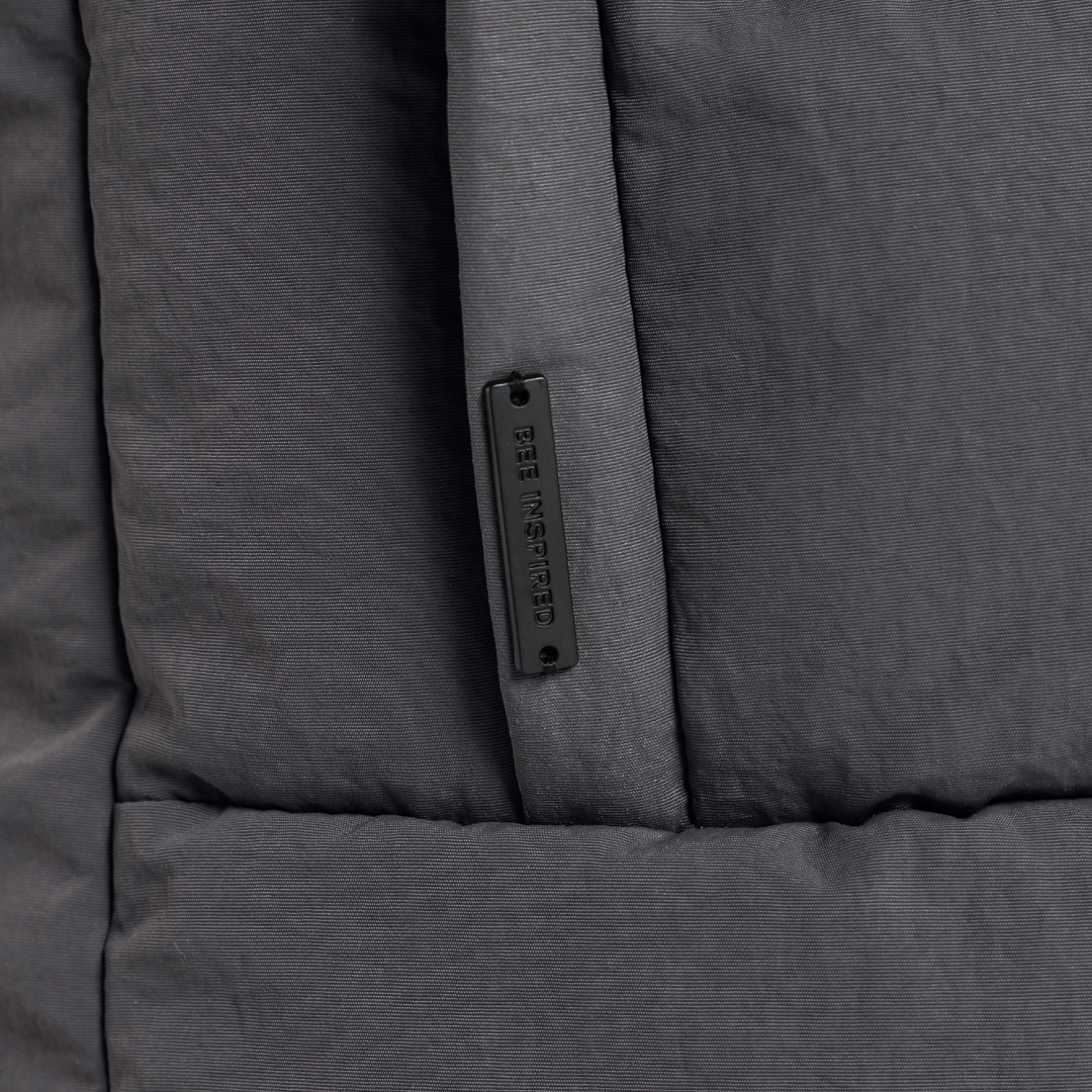 Villar Longline Jacket - Charcoal - Image 7