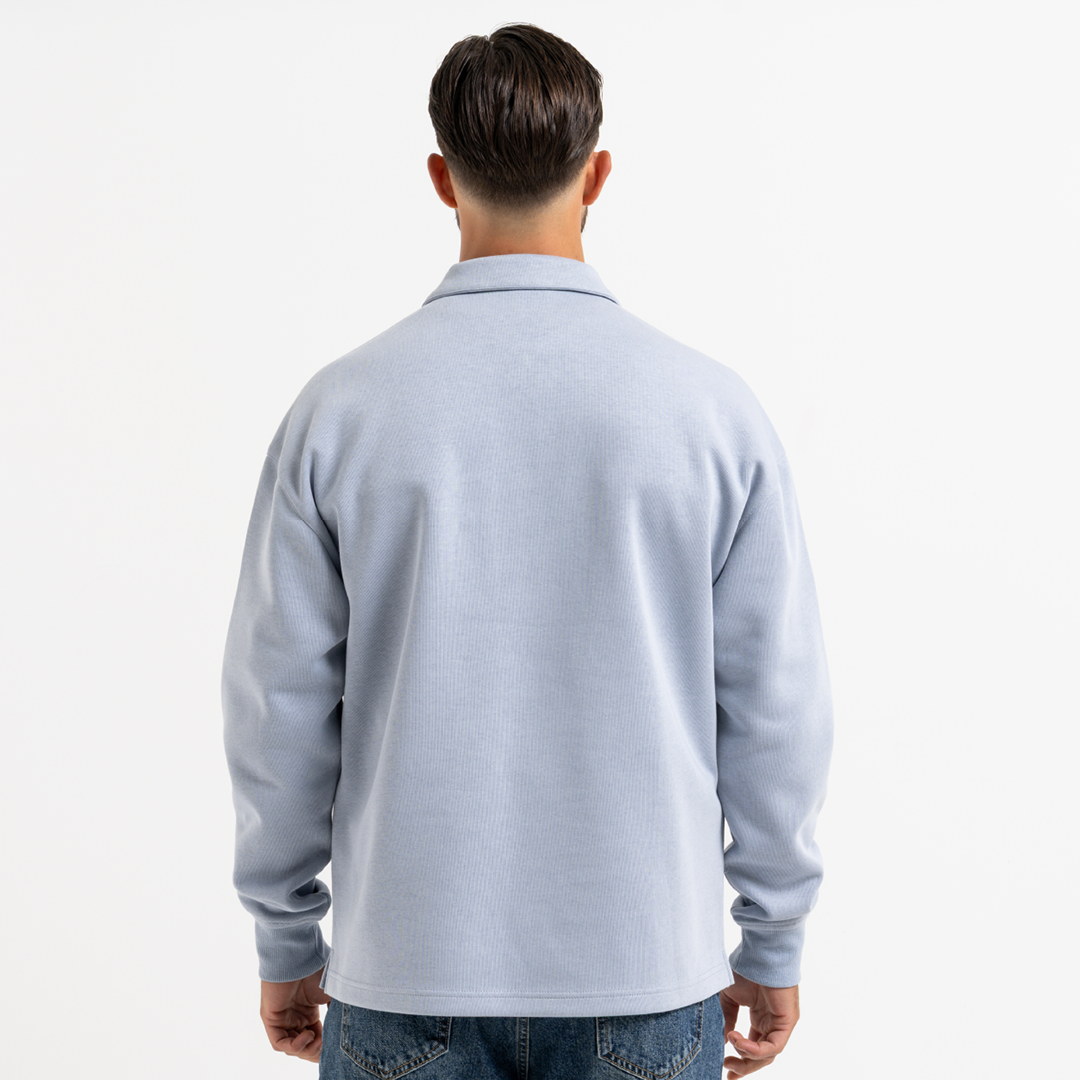 Zico Zip Polo - Blue - Image 4