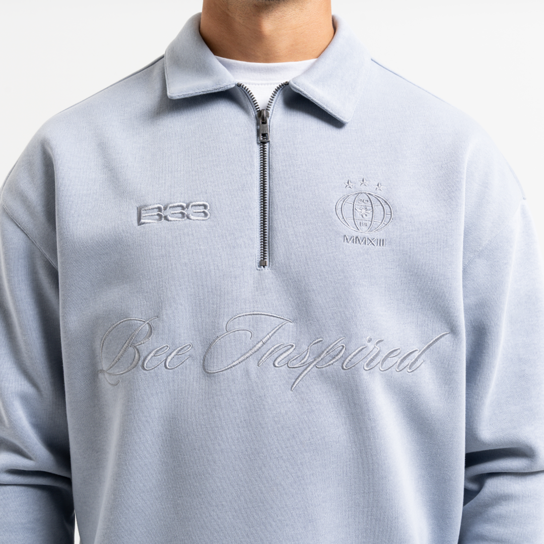Zico Zip Polo - Blue - Image 5