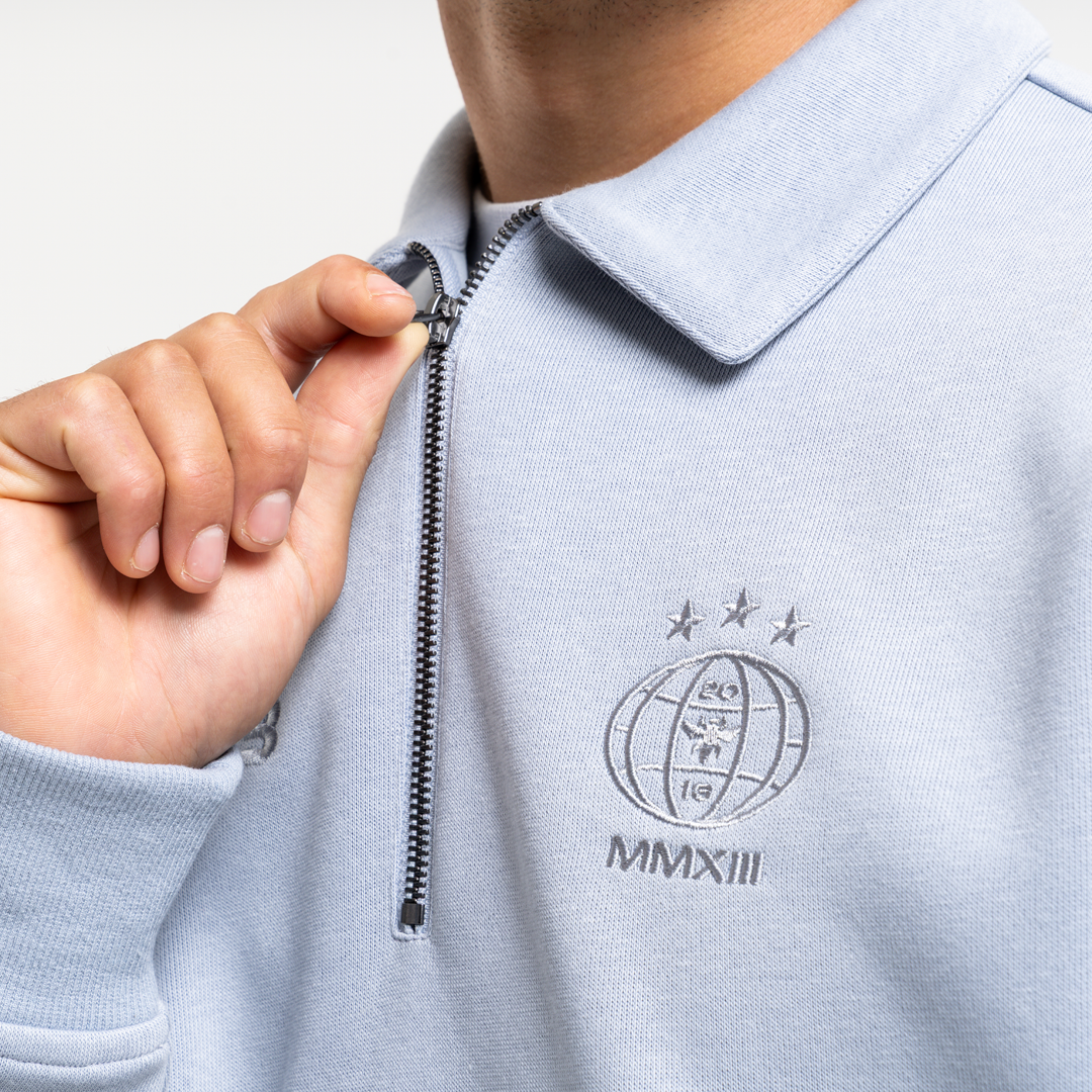 Zico Zip Polo - Blue - Image 6